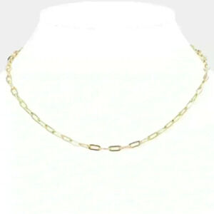 Gold Small Link Necklace